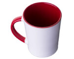 TAZA CONICA BICOLOR 14 OZ BICOLOR ARLES A2154 ROJO (Cerámica)