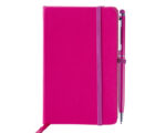 LIBRETA CON BOLIGRAFO AITANA A2182 ROSA (Libreta: Cartón plastificado / Bolígrafo: Aluminio)