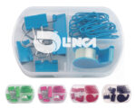 SET DE PAPELERIA TRIM A2221 ROSA (Plástico PP) - Imagen 3