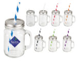 TARRO DE VIDRIO 450 ml FIZZ A2281 TRANSPARENTE SIN POPOTE (Vidrio / Aluminio) - Imagen 3