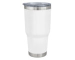 TERMO DOBLE PARED ACERO PARA AUTO DENZEL A2319 BLANCO (Acero inoxidable)