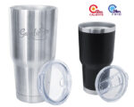 TERMO DOBLE PARED ACERO PARA AUTO DENZEL A2319 PLATA (Acero inoxidable) - Imagen 3
