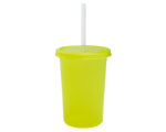 VASO DE PLÁSTICO OLAS A2341 AMARILLO (Plástico PP)