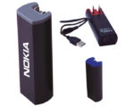 BATERÍA PORTÁTIL CON ADAPTADOR DE LUZ CAP. 2200 mAh ORSON A2361 ROJO (Plástico ABS) - Imagen 3