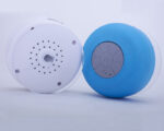 BOCINA BLUETOOTH MANOS LIBRES CONTRA AGUA AQUA MUSIC A2386 BLANCO (Plástico ABS / Silicón) - Imagen 2
