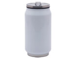 TERMO EN FORMA DE LATA NERIS DE SUBLIMACIÓN 300 ML. A2405 BLANCO (Acero inoxidable)