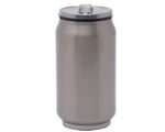 TERMO EN FORMA DE LATA NERIS DE SUBLIMACIÓN 300 ML. A2405 PLATA (Acero inoxidable)