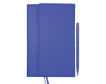 AGENDARIO PERSONAL MADISON A2428 AZUL (Agendario: Poliuretano // Bolígrafo: Aluminio)