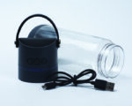 CILINDRO DE TRITÁN DE 650 ML. CON FUNCIÓN DE BOCINA BLUETOOTH SOUNDTEK A2434 GRIS (Tritán) - Imagen 2