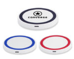 BASE CARGADOR INALÁMBRICO CAP. 1500 mAh TESLA A2454 ROJO (Plástico ABS) - Imagen 3