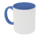 TARRO BICOLOR DE SUBLIMACIÓN 11 OZ ALINE A2463 AZUL (Cerámica)
