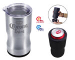 TERMO PORTA LATAS DE ACERO INOXIDABLE DE 350 ML. DEUX A2468 PLATA (Acero inoxidable 304) - Imagen 3