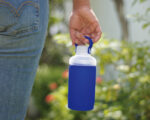 CILINDRO DE VIDRIO BOROSILICATO 550 ML. SILY A2469 BLANCO (CILINDRO: Vidrio Borosilicato // Funda: Silicón) - Imagen 2
