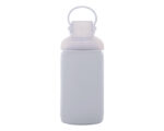 CILINDRO DE VIDRIO BOROSILICATO 550 ML. SILY A2469 BLANCO (CILINDRO: Vidrio Borosilicato // Funda: Silicón)