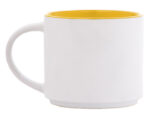 TAZA BICOLOR 15 OZ BABEL A2472 AMARILLO (Cerámica)