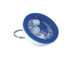 AUDÍFONOS CON ESTUCHE DE CÁPSULA Y ARILLO PARA COLGAR CAPSUL A2491 AZUL (Plástico ABS)