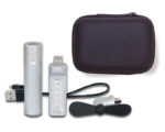 KIT DE ACCESORIOS CON BATERÍA PORTÁTIL CAP. 2200 mAh SAVE A2494 NEGRO (Plástico ABS / EVA)
