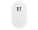 CARGADOR DOBLE USB GOST A2495 BLANCO (Plástico ABS)