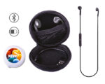 AUDÍFONOS BLUETOOTH MANOS LIBRES CON ESTUCHE PARA GUARDAR SAURUS A2514 BLANCO (Estuche: EVA // Audífonos: ABS) - Imagen 3