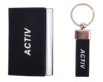 ESTUCHE EJECUTIVO SINATRA A2579 NEGRO (Poliuretano / Metal) - Imagen 3