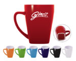 TAZA CON BASE CUADRADA 12 OZ ABBA A2635 AZUL (Cerámica) - Imagen 3