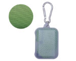 TOALLA DE TELA ROCKY A2668 VERDE CLARO (Estuche: Plástico PS / Toalla: Microfibra)