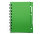 LIBRETA CON IMÁN PARA BOLÍGRAFO METÁLICO, SPAIN A2670 VERDE CLARO (Cartón)