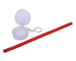 POPOTE CON ESTUCHE TUBBS A2675 AZUL (Popote: Silicón // Estuche: Plástico) - Imagen 2