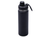 TERMO DE ACERO INOXIDABLE DE 600 ML. KYLO A2677 NEGRO (ACERO INOXIDABLE / A2677.02 /  ARTICULOS PROMOCIONALES)