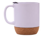 TAZA MATE 10 OZ ELLIS A2700 BLANCO (Cerámica / Corcho)