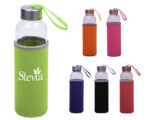 CILINDRO DE VIDRIO 500 ML. KRISTAL A2705 ROSA (Cilindro: Vidrio// Funda: Neopreno) - Imagen 3