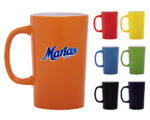 TAZA CÓNICA BICOLOR 15 OZ LATTE A2713 NEGRO (Cerámica) - Imagen 3