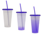 VASO DE PLÁSTICO SNOW A2770 ROSA (Plástico PP) - Imagen 2