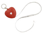 LLAVERO CORAZÓN C/FLEX. 1.50 M. ACTIVE A2774 BLANCO (Plástico) - Imagen 2