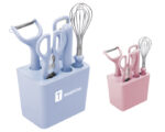 KIT DE COCINA CUTTERS A2786 AZUL CLARO (Plástico PP / Metal) - Imagen 3