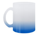TARRO SATINADO BICOLOR DE SUBLIMACIÓN 11 OZ RAINBOW A2798 AZUL CLARO (Vidrio)