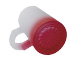 TARRO CERVECERO SATINADO BICOLOR DE SUBLIMACIÓN 16 OZ CHELADO A2799 ROJO (Vidrio) - Imagen 2