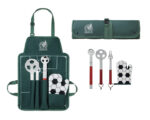 SET DE BBQ GLADIADOR A2839 VERDE (Accesorios: Metal // Mandil y Guante: Poliéster) - Imagen 3