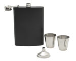 SET DE LICORERA GINGER A2883 NEGRO (Accesorios: Acero Inoxidable // Estuche: Cartón)