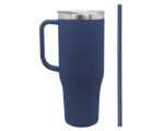 TERMO DE ACERO INOXIDABLE DE 1,200 ML. BARNEY A2915 AZUL MARINO (Acero Inoxidable)