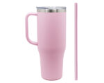 TERMO DE ACERO INOXIDABLE DE 1,200 ML. BARNEY A2915 PALO DE ROSA (Acero Inoxidable)
