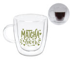 TAZA DE VIDRIO DE DOBLE PARED 8.5 OZ ZAZIL A2924 TRANSPARENTE (Vidrio Borosilicato) - Imagen 3