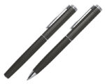 SET DE BOLÍGRAFOS DE METAL MOZART A2941 NEGRO (Bolígrafo: Aluminio // Estuche: Cartón)
