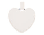 ESPEJO DE ACERO INOXIDABLE CON ESTUCHE EN FORMA DE CORAZÓN MINNIE A3085 BLANCO (Poliuretano / Acero Inoxidable)