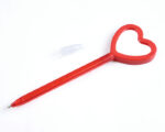 BOLÍGRAFO PLÁSTICO EN FORMA DE CORAZÓN LATIDO A3088 ROJO (Plástico)