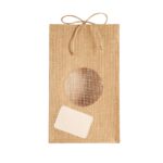 ACC 002 BE - BOLSA CIRO (BEIGE / YUTE / PVC) - Imagen 3