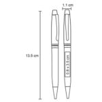 AL 19007 BOLIGRAFO CALGARY  (NEGRO / ALUMINIO/RUBBER) - Imagen 6