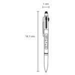 AL-8703 BOLIGRAFO VICTUS  (NEGRO / ALUMINIO) - Imagen 6