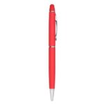 AL 18009 BOLIGRAFO ISKAM  (ROJO / METAL/RUBBER)