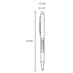 AL 17020 BOLIGRAFO TAGU  (NARANJA / METAL/RUBBER) - Imagen 2